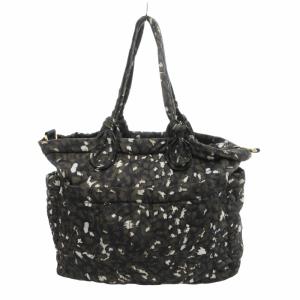 MARC by MARC JACOBS 2way トートバッグ ショルダー 総柄 ナイロン カーキ /HO AA