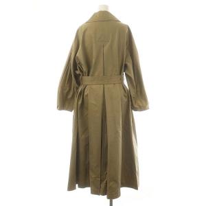 Ameri VINTAGE TURKEY ORGANIC FLARE TRENCH COAT トレンチコート ロング S ベージュ