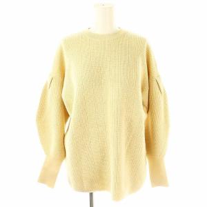 アメリ AMERI WAFFLE LIKE PUFF SLEEVE KNIT ニット プルオーバー 長袖