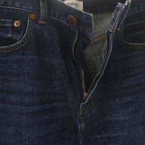 23区 vingt-trois 24SS ストレッチワイドデニムパンツ ジーンズ ジッパーフライ 40 インディゴブルー