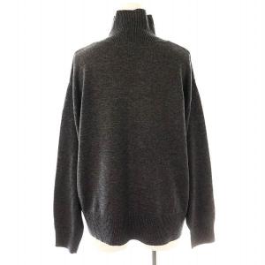 mizuiro ind mizuiroind タートルネックヘンリーネックニット セーター ウール グレー /NR OS