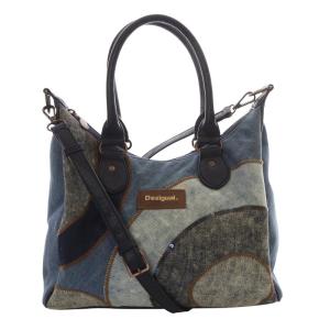 デニムハンドバッグ 2way ショルダーバッグ ハンドバッグ 青 ブルー /SR30