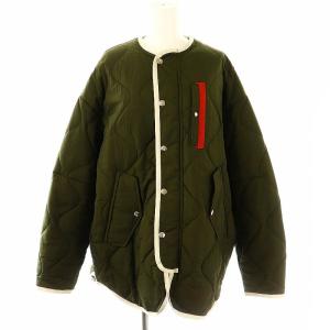 23AW QUILTING COCOON BZ ブルゾン F カーキ