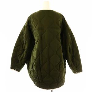UN3D. 23AW QUILTING COCOON BZ ブルゾン F カーキ