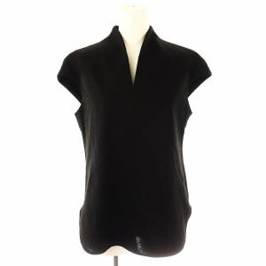 24AW Cotton Jersey French Sleeve Top トップス カットソー フレンチスリーブ 2 ブラック