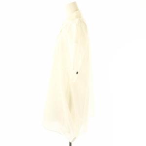 ENFOLD 24SS SILHOUETTE SHIRT シャツ 半袖 38 オフホワイト