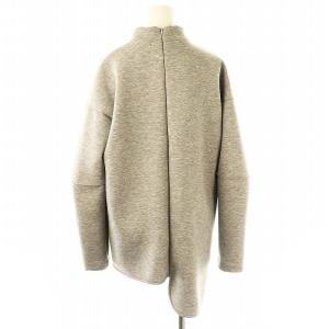 UN3D. 24SS カーブスリットトップス カットソー 長袖 36 グレー /DO OS