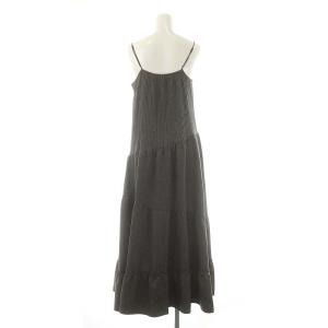 SNIDEL 24AW プリーツバリエキャミワンピース ロング 1 グレー