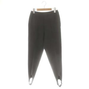 STRECH W-FACE STIRRUPS PANTS 36 ダークブラウン