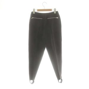 FUMIKA_UCHIDA STRECH W-FACE STIRRUPS PANTS 36 ダークブラウン