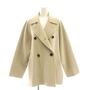 23AW スーパー160ダブルフェイス ショートコート 36 ベージュ