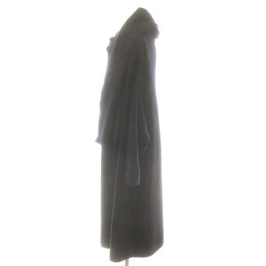 MUSE de Deuxieme Classe 23AW SMOOTH KNIT GOWN MIDI コート ロング ニット ウール ダークネイビー /DO