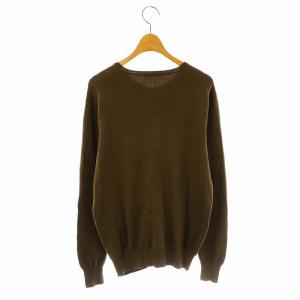 EVERYDAY I LIKE EVERYDAY クルーネックカーディガン ニット 長袖 ブラウン /DF OS