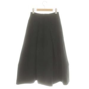 IENA 23AW トリプルツイルタックスカート フレア 36 黒
