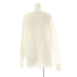 IENA 24SS コットンナイロンテープヤーンカーディガン ニット 長袖 ホワイト