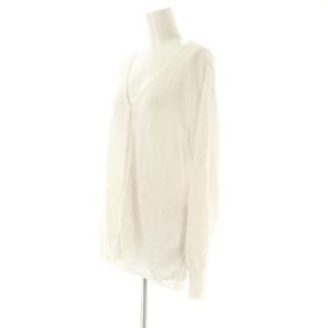 IENA 24SS コットンナイロンテープヤーンカーディガン ニット 長袖 ホワイト