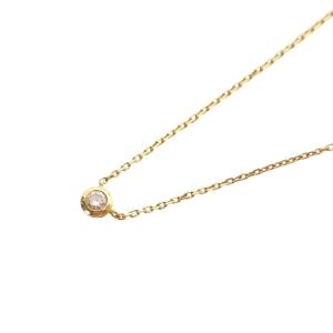 ネックレス ペンダント 一粒ダイヤ 0.09ct K18