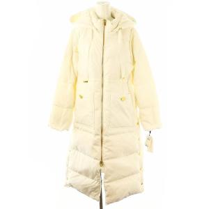 24AW 2WAYロングダウンコート 36 ホワイト