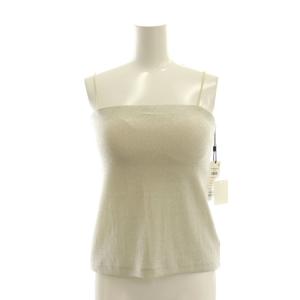 24AW ラメベアトップ 36 シルバー色