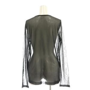 Diagram GRACE CONTINENTAL 24AW シアークルーニットトップ カットソー 長袖 36 黒 ブラック /AT OS