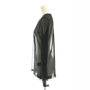Diagram GRACE CONTINENTAL 24AW シアークルーニットトップ カットソー 長袖 36 黒 ブラック /AT OS