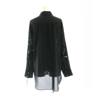 Diagram GRACE CONTINENTAL 23AW カットワークシャツ 長袖 36 黒