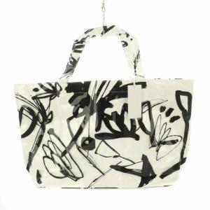 タグ付き 23SS PVCバッグ プールバッグ ペイント バイカラー OS