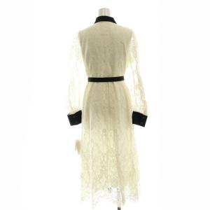 GRACE CONTINENTAL 24AW コードレースシャツドレス ワンピース 36 オフホワイト