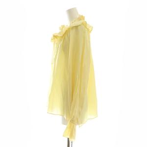 Diagram GRACE CONTINENTAL 24AW フリルカラーブラウス 長袖 36 スモークイエロー /ES OS