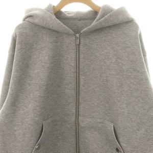 Diagram GRACE CONTINENTAL 24AW ダンボールニットフーディー ジャケット パーカー ジップアップ 36 グレー /NR OS