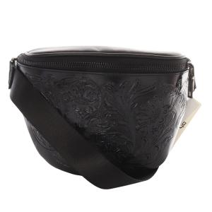 23年 Waist bag ウエストバッグ レザー ブラック