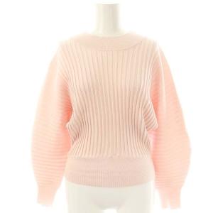 ELENA スパンコールドルマンニット カットソー 長袖 2 ライトピンク /DO OS