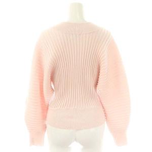 KUMIKYOKU 組曲 ELENA スパンコールドルマンニット カットソー 長袖 2 ライトピンク /DO OS
