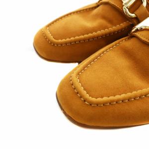 GRACE CONTINENTAL コルソローマ CORSO ROMA 9 ローファー スリッポン シューズ ビット スエード 38 25cm