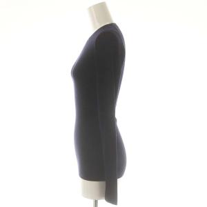 Theory 23AW Regal Wool Mirzi S リブニット セーター 長袖 P 紺 ネイビー