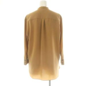 Theory Prime Ggt Tie Blouse ブラウス 長袖 ボウタイ P ベージュ