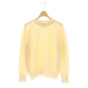 HAMILTONラムアゼクルーネックプルオーバー ニット セーター 長袖 ウール エクリュ /NR OS