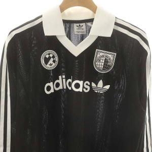 adidas Originals IR9769 フットボール 長袖シャツ Tシャツ カットソー XS-M 黒 白