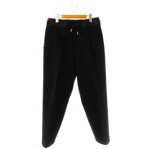 24-03556M Wool Melton Pants 1 ブラック