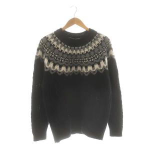 MOHAIR NORDIC CREW NECKモヘア ノルディック クルーネック ニット セーター 3