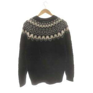 BATONER MOHAIR NORDIC CREW NECKモヘア ノルディック クルーネック ニット セーター 3
