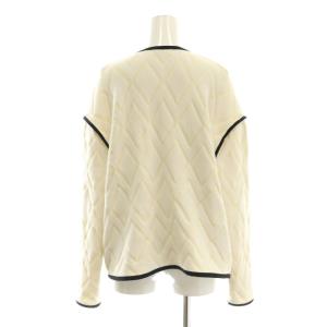 BALLSEY 23SS ハイパワーストレッチ フロントオープンカーディガン S 白 アイボリー 黒 /MI OS SH