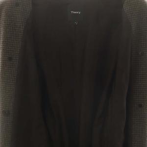 Theory Hounds Flannel Classic Trench ロングコート チェスター ウール ベルト付き