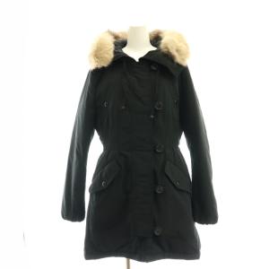 AREDHEL ダウンコート フォックスファー 3 ブラック