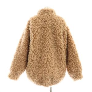 CLANE TANAKA MINAMI CURL FUR SHORT COAT コート アウター ファー 1 ブラウンピンク