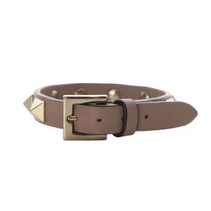 ロックスタッズ ブレスレット レザー グレージュ /YO18