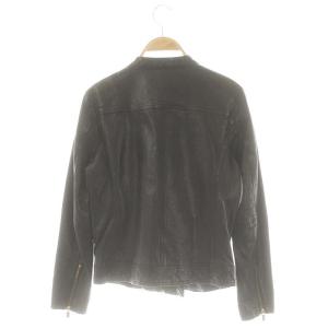 Noble ラムレザー ライダースジャケット 38 黒 /MI OS