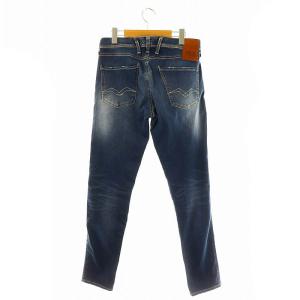 REPLAY anbass hyperflex x lite re used デニムパンツ ダメージ加工 テーパード