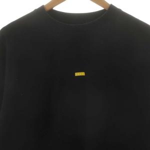 sacai × フラグメントデザイン FragmentDesign ロゴスウェット カットソー 長袖 2 ブラック