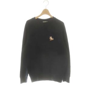 CHILLAX FOX スウェット トレーナー 刺繍 XS ブラック /DF OS ユニセックス